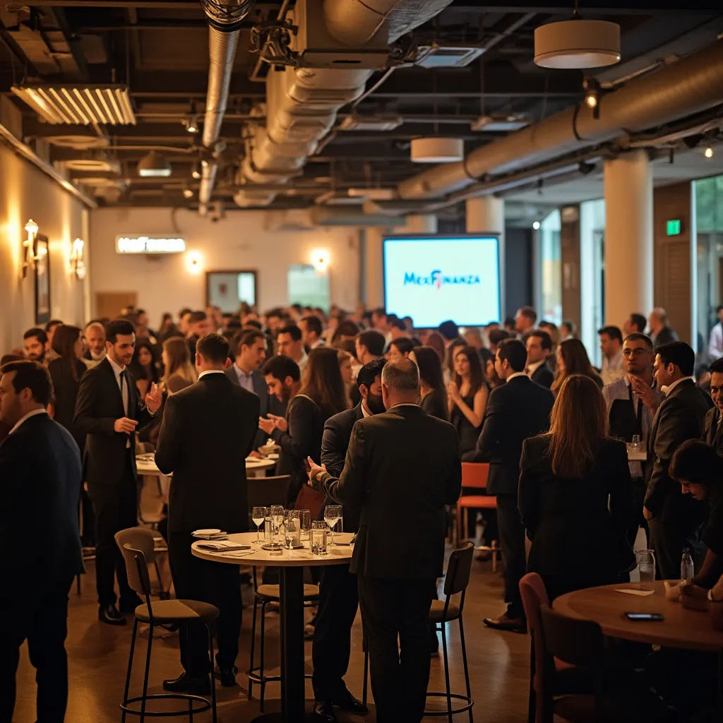 Evento de networking organizado por MexFinanza