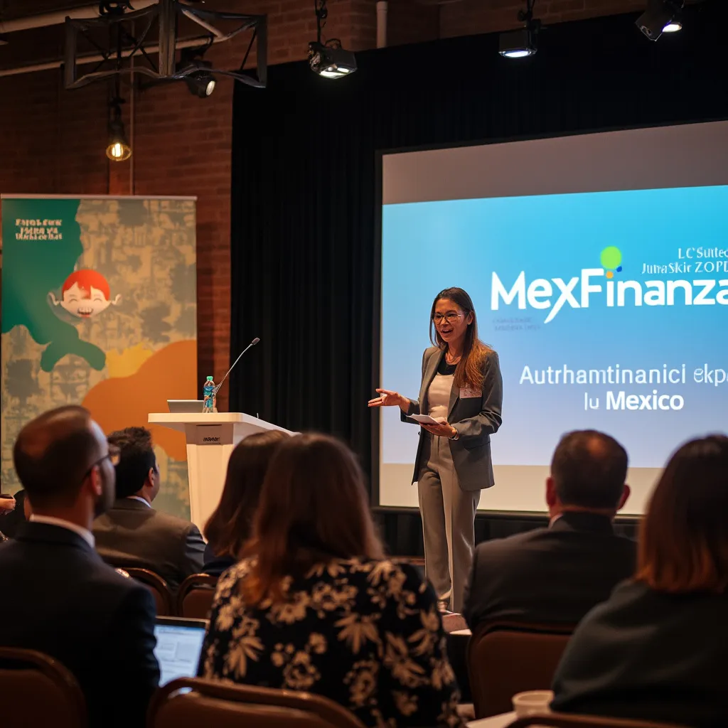 Presentación de MexFinanza en una conferencia financiera